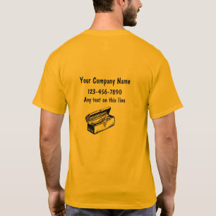 Camiseta simples do trabalhador manual