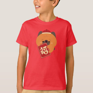 Camiseta Simples e Bonito Ano Novo Chinês