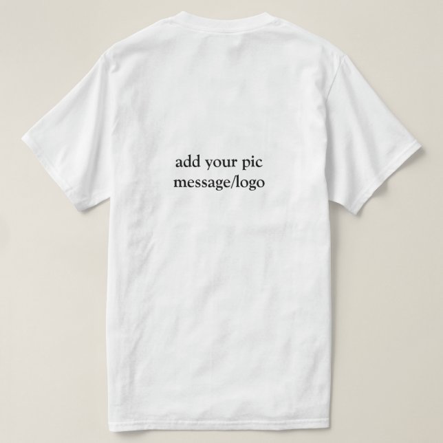 Camiseta simples e mínimo adicione seu nome PADRINHOS DE CA (Verso do Design)