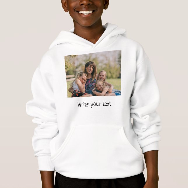 Camiseta simples e mínimo adicione seu texto foto de natal (Frente)