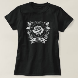 Camiseta Simples emblema personalizado