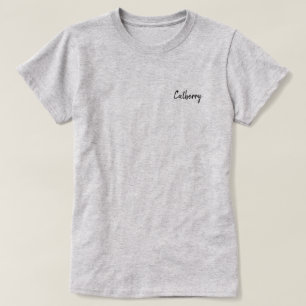 Camiseta Simples Estilo Catberry