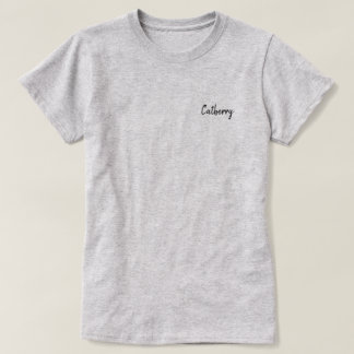 Camiseta Simples Estilo Catberry