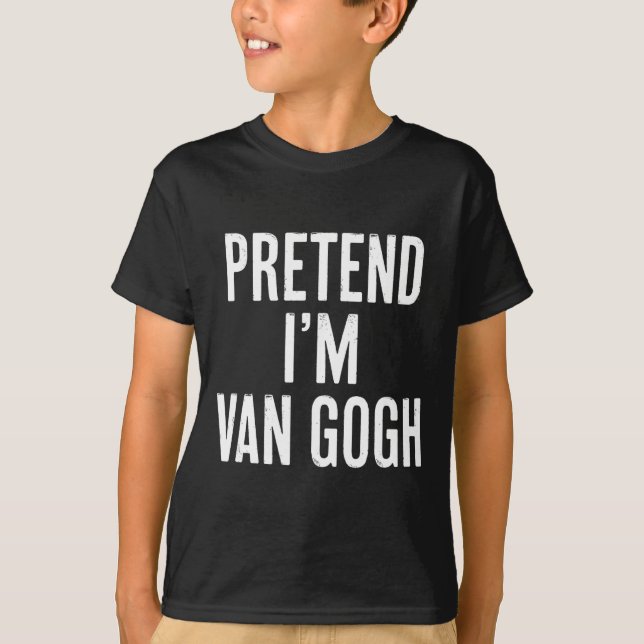 Camiseta Simples Fácil Finalidade Sou o Figurino do Dia das (Frente)