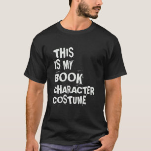 Camiseta Simples Fácil Halloween Este É O Meu Personagem De