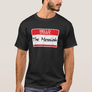 Camiseta Simples Figurinha De Halloween Jesus Meu Nome É
