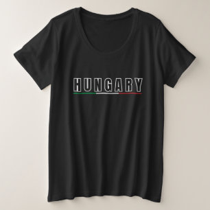 Camiseta Simples hungria hungria moderna Sinalizador Souven