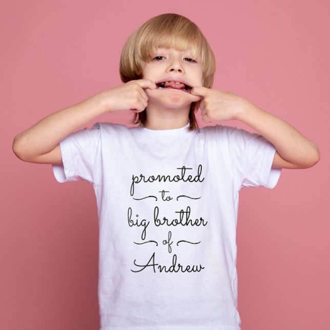 Camiseta Simples Irmão Irmã Preto e Branco Letra d (Criador carregado)