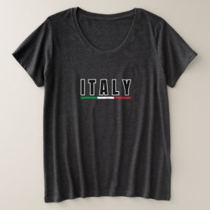 Camiseta Simples italiano - Letra de Arte Souvenir