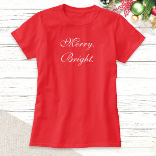 Camiseta Simples Manuscrito Texto Feliz Brilhante