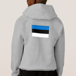 Camiseta Simples Moderno Estônia Flag Souvenir , Fundo