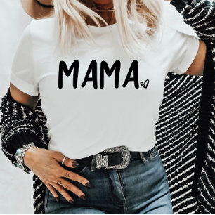 Camiseta Simples planície minimalista do coração branco pre