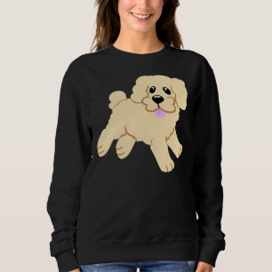 Camiseta Simples Poodle Loura Puppy Rosa