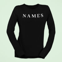 Simples Preto Personalizado Adicionar Seu Nome Ele