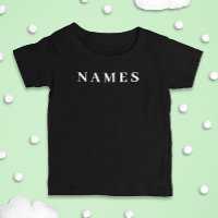 Simples Preto Personalizado Adicionar Seu Nome Ele