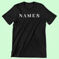 Simples Preto Personalizado Adicionar Seu Nome Ele