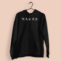 Simples Preto Personalizado Adicionar Seu Nome Ele