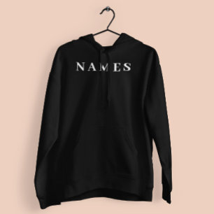 Camiseta Simples Preto Personalizado Adicionar Seu Nome Ele