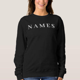 Camiseta Simples Preto Personalizado Adicionar Seu Nome Ele