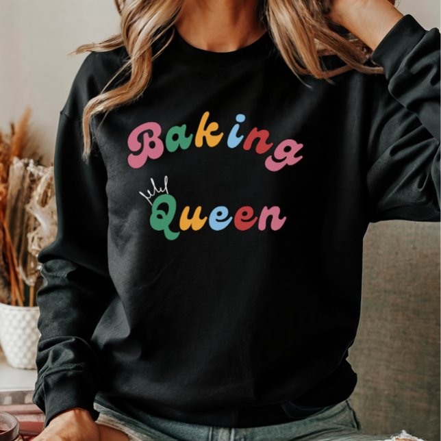 Camiseta Simples Retro-Baking Rainha Real (Be a diva!)