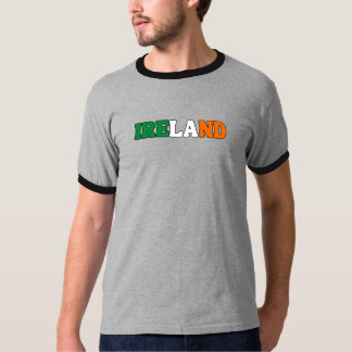 Camiseta Simples Roupa de Bandeira Nacional da Irlanda Mode