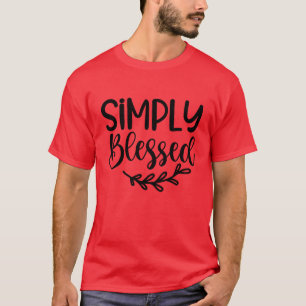Camiseta Simplesmente abençoado