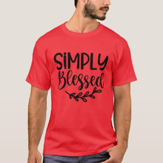 Camiseta Simplesmente abençoado