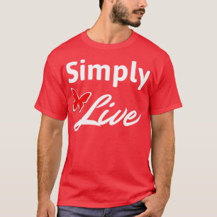Camiseta Simplesmente ao vivo