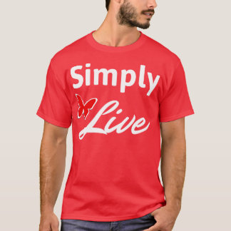 Camiseta Simplesmente ao vivo