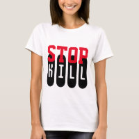 Simplesmente design de texto "PARAR MATAR"