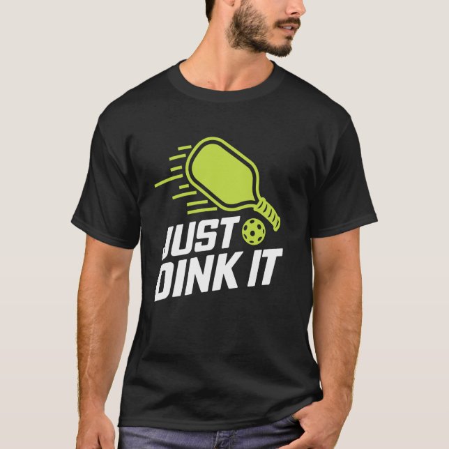 Camiseta simplesmente dinke isso palito engraçado amantes d (Frente)