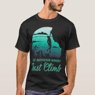 Camiseta Simplesmente escalar montanhas de muro que se este