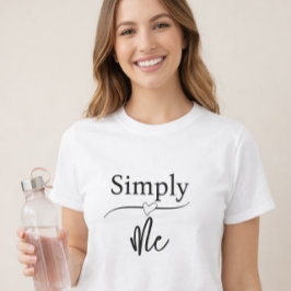 Camiseta Simplesmente Eu Minimalista