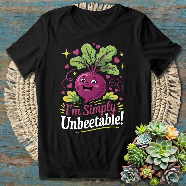 Camiseta Simplesmente In-Beter-Ável Piada de Beterraba para (Criador carregado)