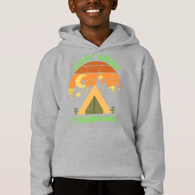 CAMISETA SIMPLESMENTE MANTENHA O CAMPING (Frente)