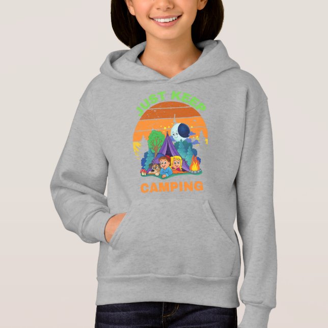 CAMISETA SIMPLESMENTE MANTENHA O CAMPING (Frente)
