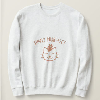 Camiseta Simplesmente Perfeito Roupa de gato fofa camisola