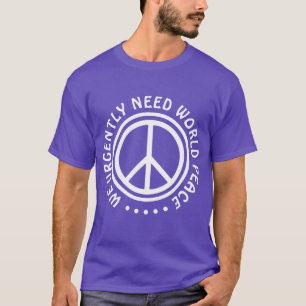 Camiseta Simplesmente símbolos - PAZ + suas ideias