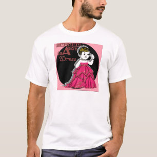 Camiseta Simplesmente um menino em um vestido