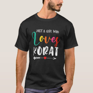 Camiseta Simplesmente uma Garota que Ama a Mãe do Gato Kora