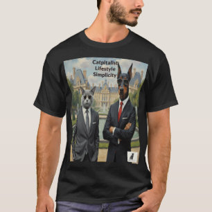 Camiseta Simplicidade do estilo de vida catpitalista