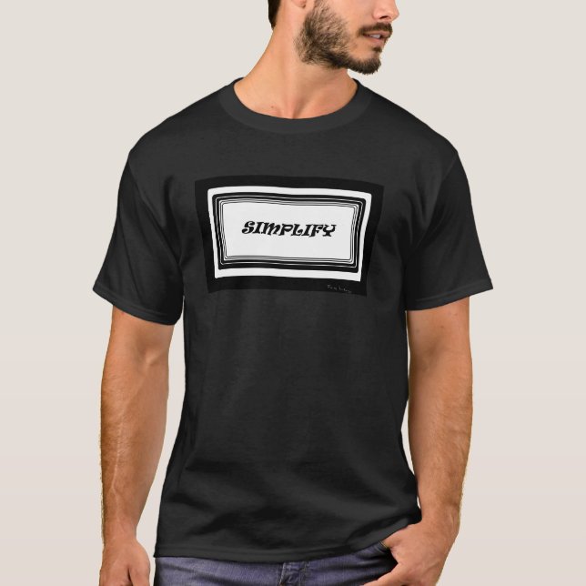 Camiseta Simplifique o T (Frente)