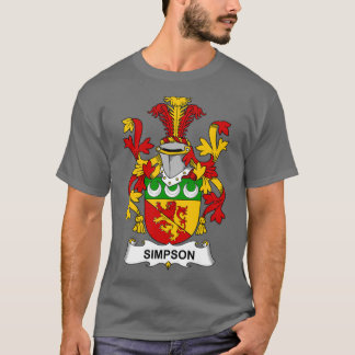 Camiseta Simpson Casaco da Guarda Familiar de Armas