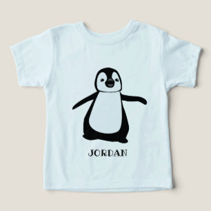 Camiseta Simulação de pinguim bonitinho Bebê Personalizado