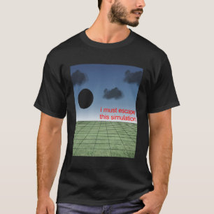Camiseta Simulação estética Weirdcore - Jogador Nostalgiaco