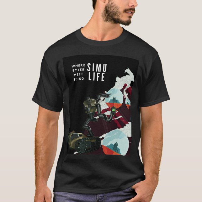 Camiseta SIMULIFE onde os bytes atendidos são para Simulaçã (Frente)