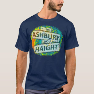 Camiseta Sinais Ashbury de 60 e 70 anos de potência da vent