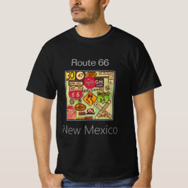 Camiseta Sinais da Rota 66, Novo México