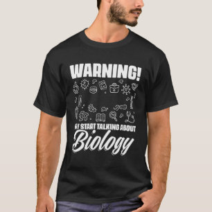 Camiseta Sinais de Aviso da Ciência Biologia Pede Biólogos