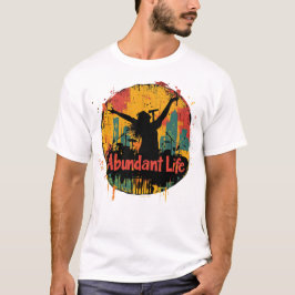 Camiseta Sinais de vida Abundantes (frente)